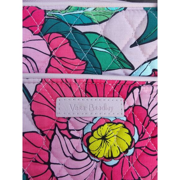 Pink Vera Bradley Floral Tote - Picture 7 of 7